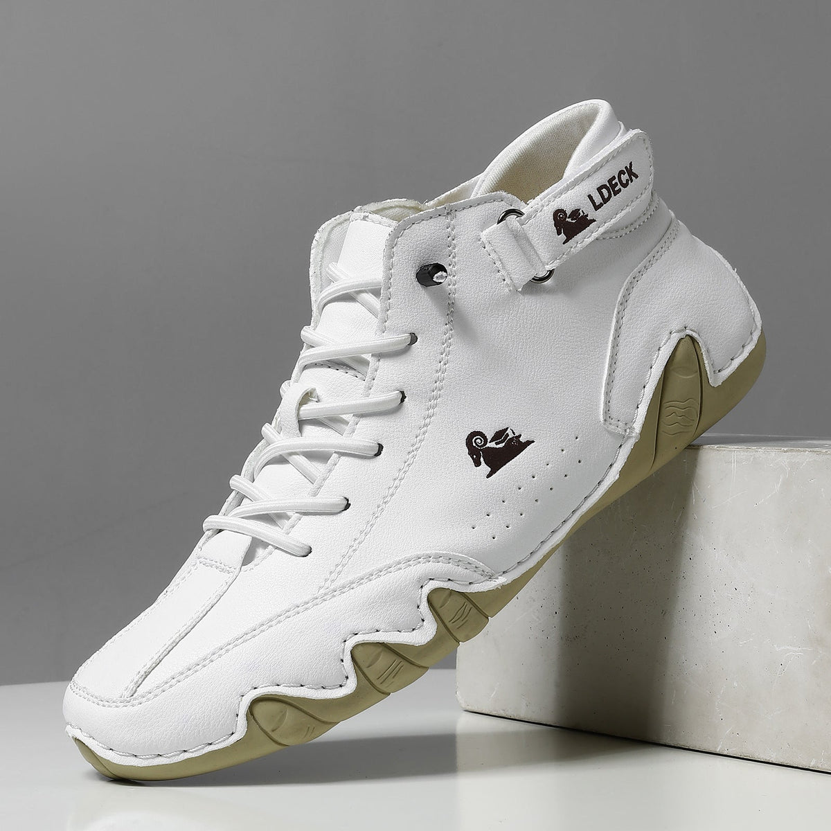Unisex Barfußschuhe aus PU Leder mit Rutschfester Sohle