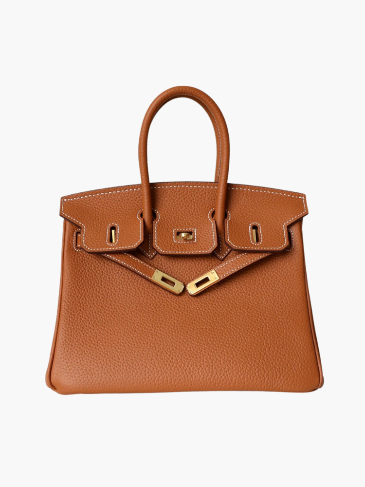 Elegante Damen Handtasche Aus Leder Mit Henkel