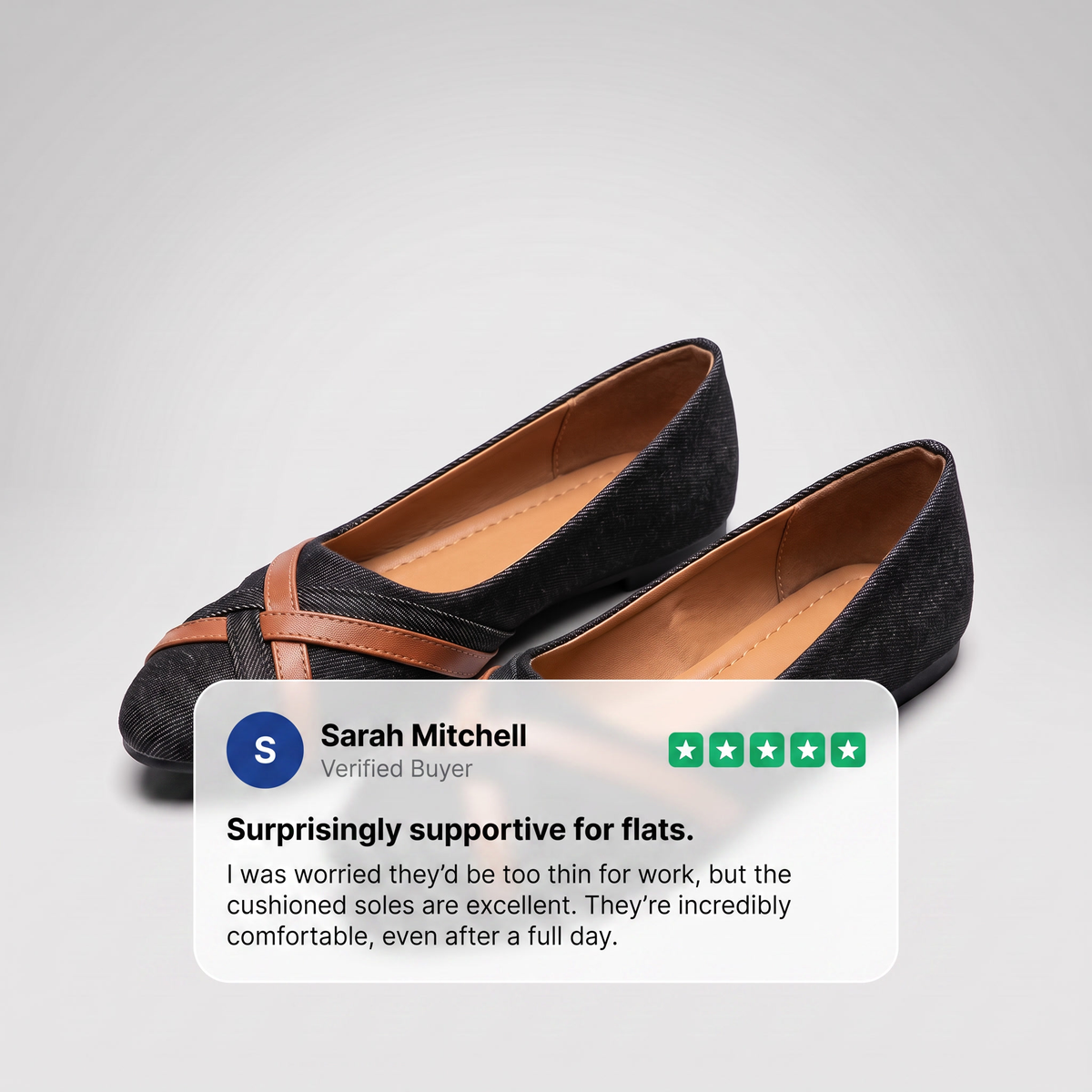 Orthopädische Slip-on Sneaker mit weiter Zehenbox für Damen
