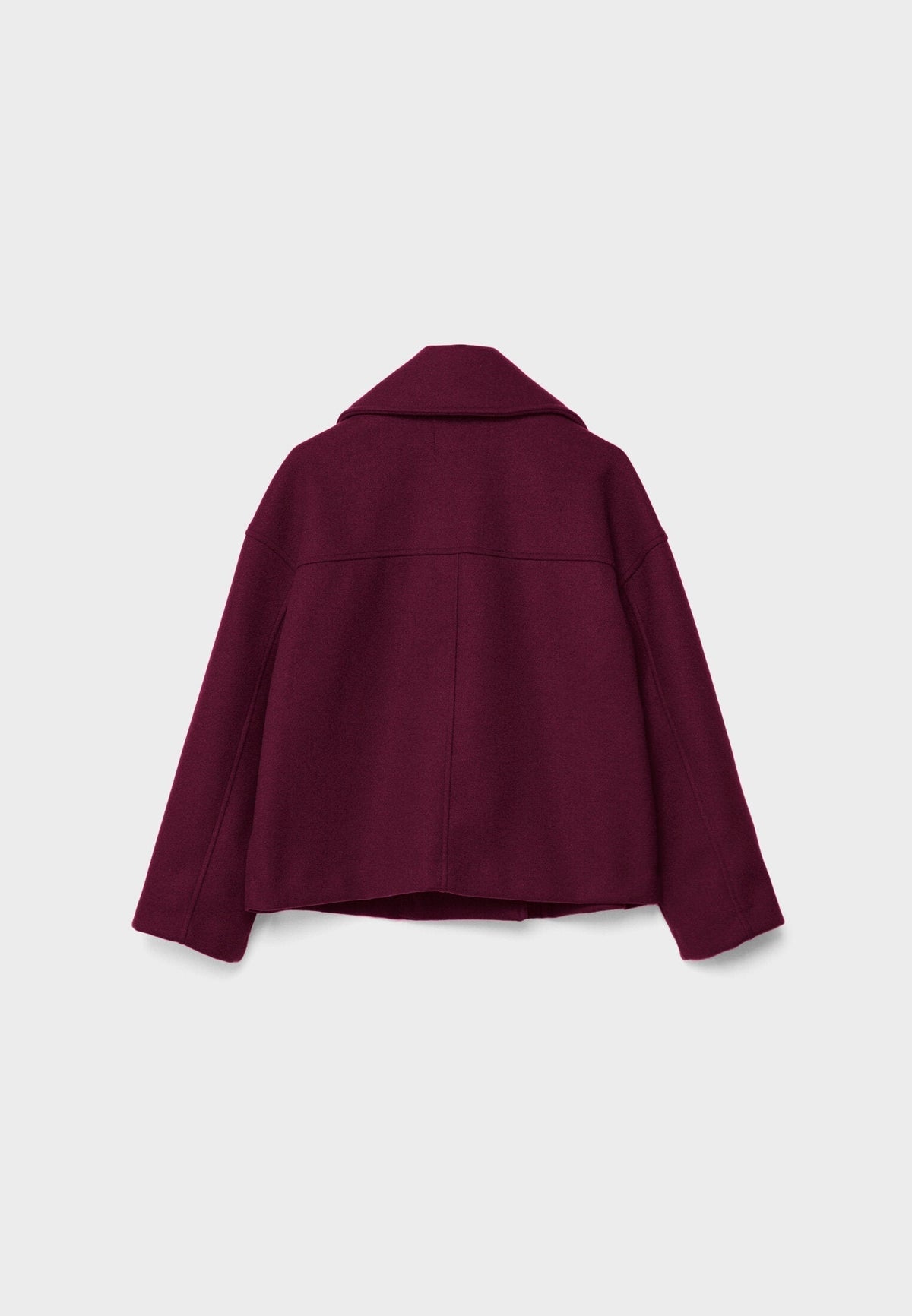 Kurze Zweireihige Damen Jacke mit Lockerem Schnitt