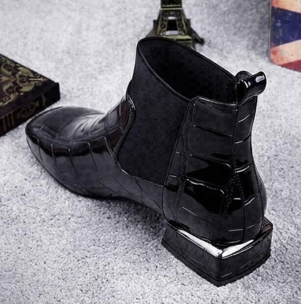 Bequeme Damen Lederstiefel Mit Griffiger Gummisohle