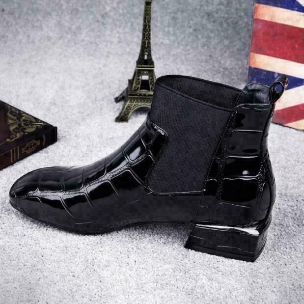 Damen Komfortstiefel Aus Leder Für Jeden Tag