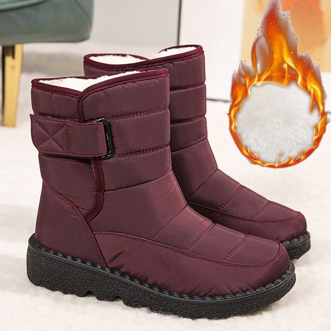 Wasserdichte Damen Schneestiefel mit Rutschfester Sohle