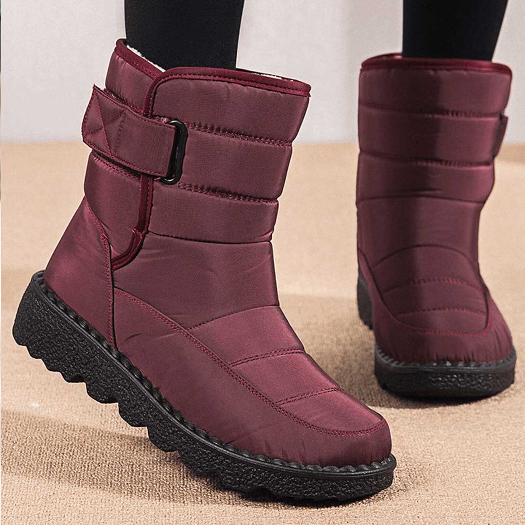 Wasserdichte Damen Schneestiefel mit Rutschfester Sohle
