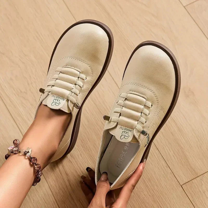 Orthopädische Damen Slip-On Schuhe mit Elastikeinstieg