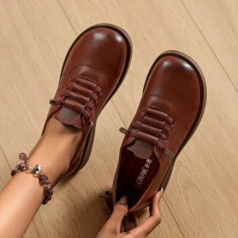 Orthopädische Damen Slip-On Schuhe mit Elastikeinstieg
