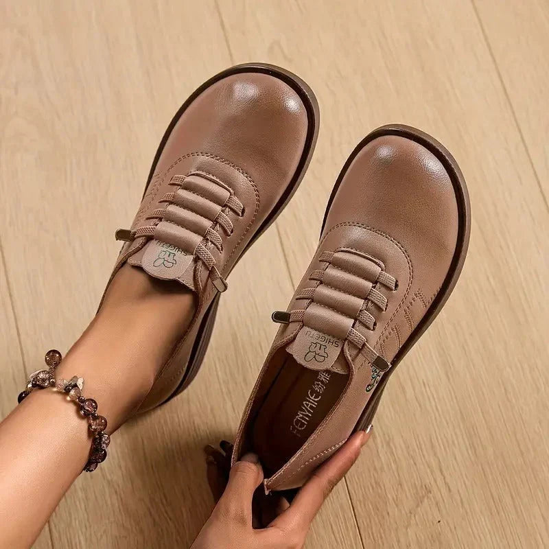 Orthopädische Damen Slip-On Schuhe mit Elastikeinstieg