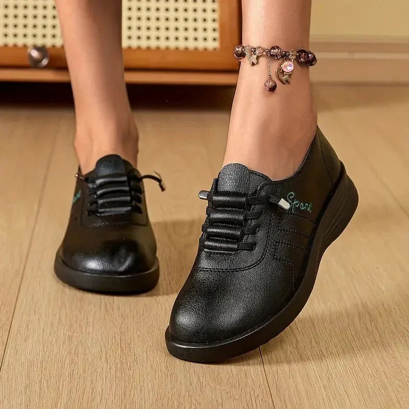 Orthopädische Damen Slip-On Schuhe mit Elastikeinstieg