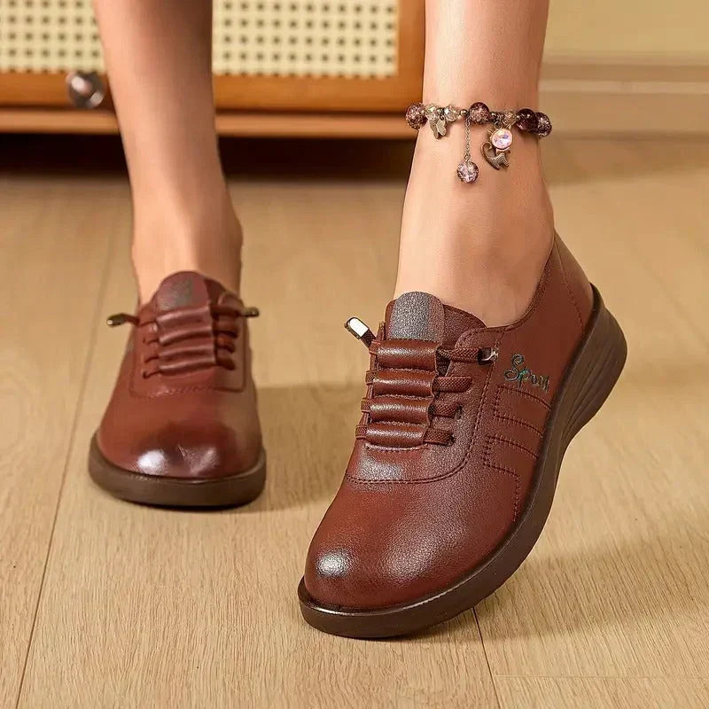 Orthopädische Damen Slip-On Schuhe mit Elastikeinstieg