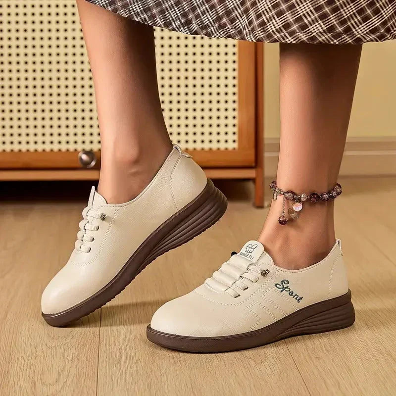 Orthopädische Damen Slip-On Schuhe mit Elastikeinstieg