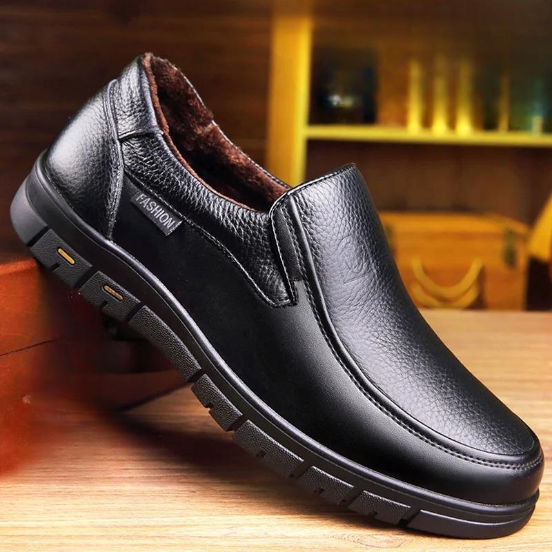 Herren Freizeitschuhe Aus Leder Mit Schnürung