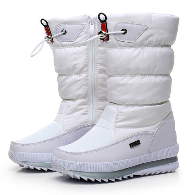 Wasserdichte Rutschfeste Schneestiefel Mit Kunstfellfutter