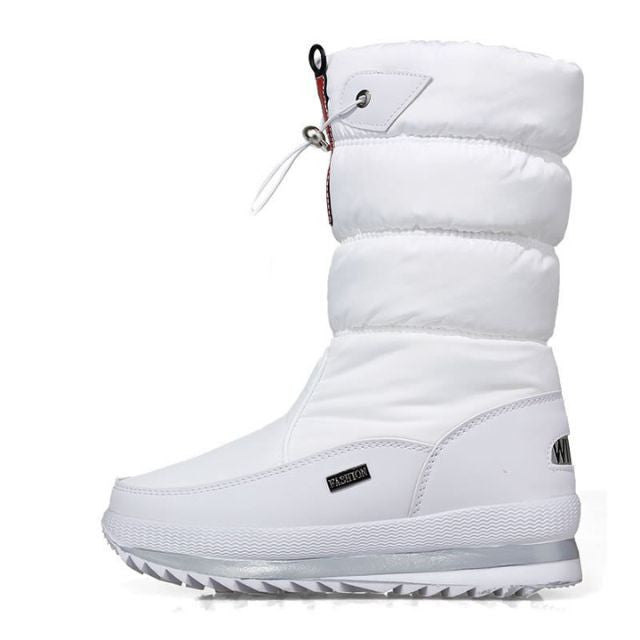 Wasserdichte Rutschfeste Schneestiefel Mit Kunstfellfutter
