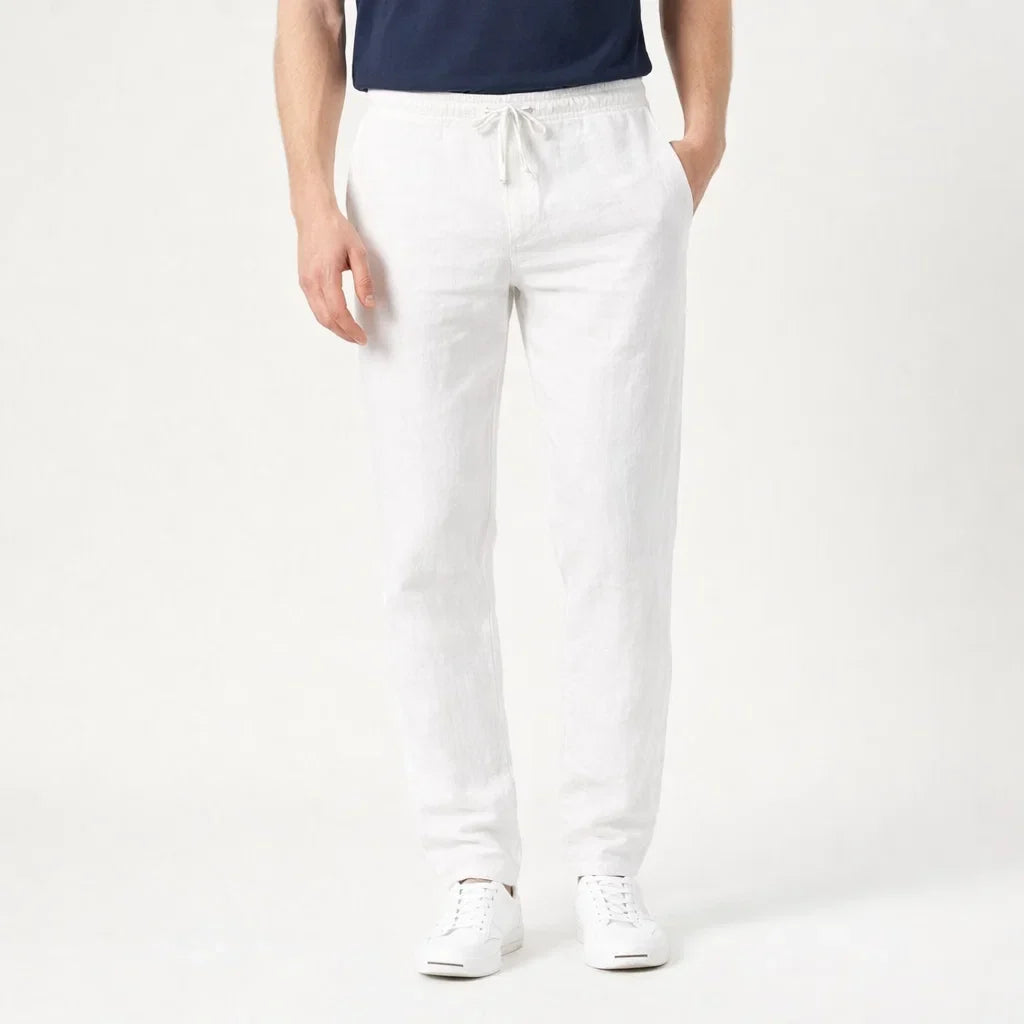 Lässige Herren Leinenhose mit Klassischem Schnitt