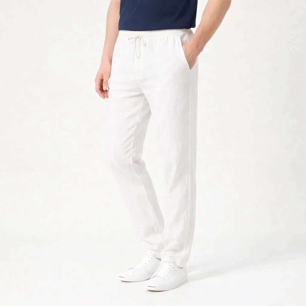 Lässige Herren Leinenhose mit Klassischem Schnitt