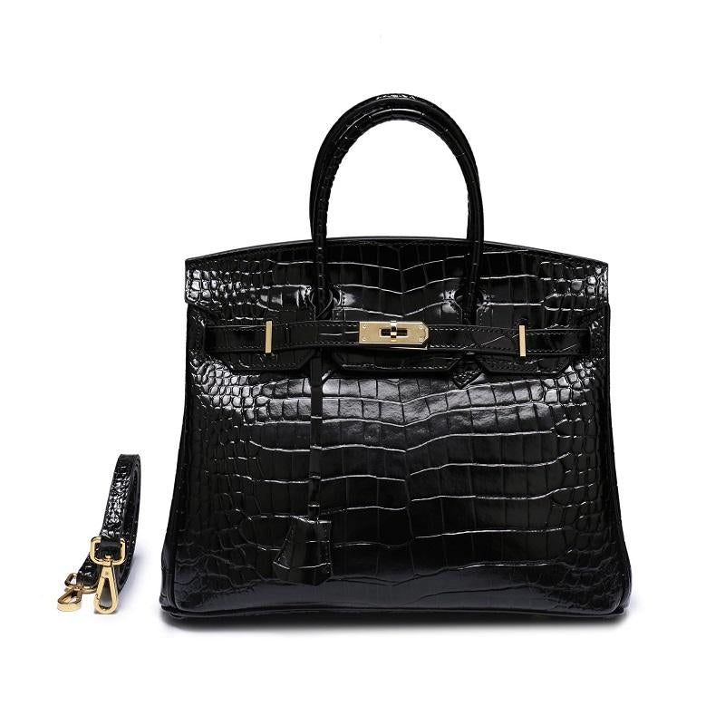 Elegante Damen Handtasche Aus Leder Mit Henkel