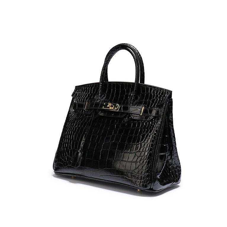 Elegante Damen Handtasche Aus Leder Mit Henkel