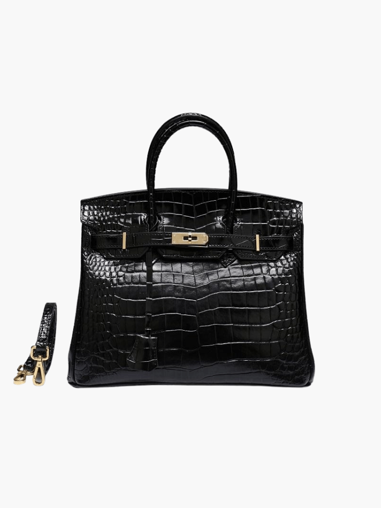 Elegante Damen Handtasche Aus Leder Mit Henkel