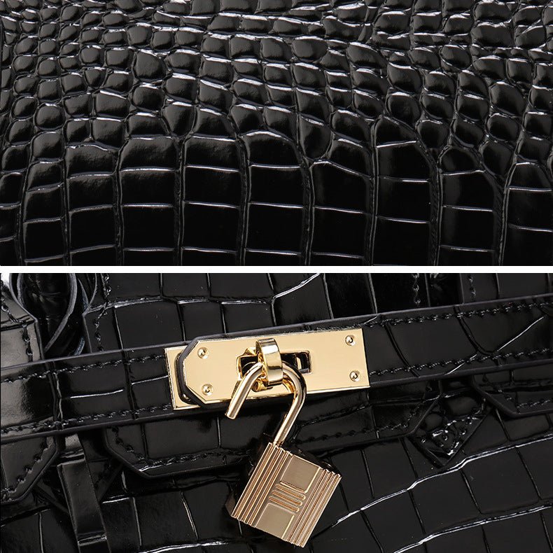 Elegante Damen Handtasche Aus Leder Mit Henkel