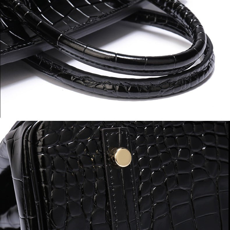 Elegante Damen Handtasche Aus Leder Mit Henkel