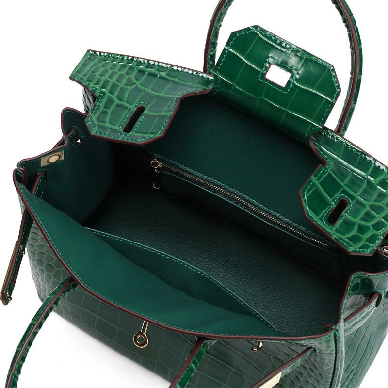 Elegante Damen Handtasche Aus Leder Mit Henkel