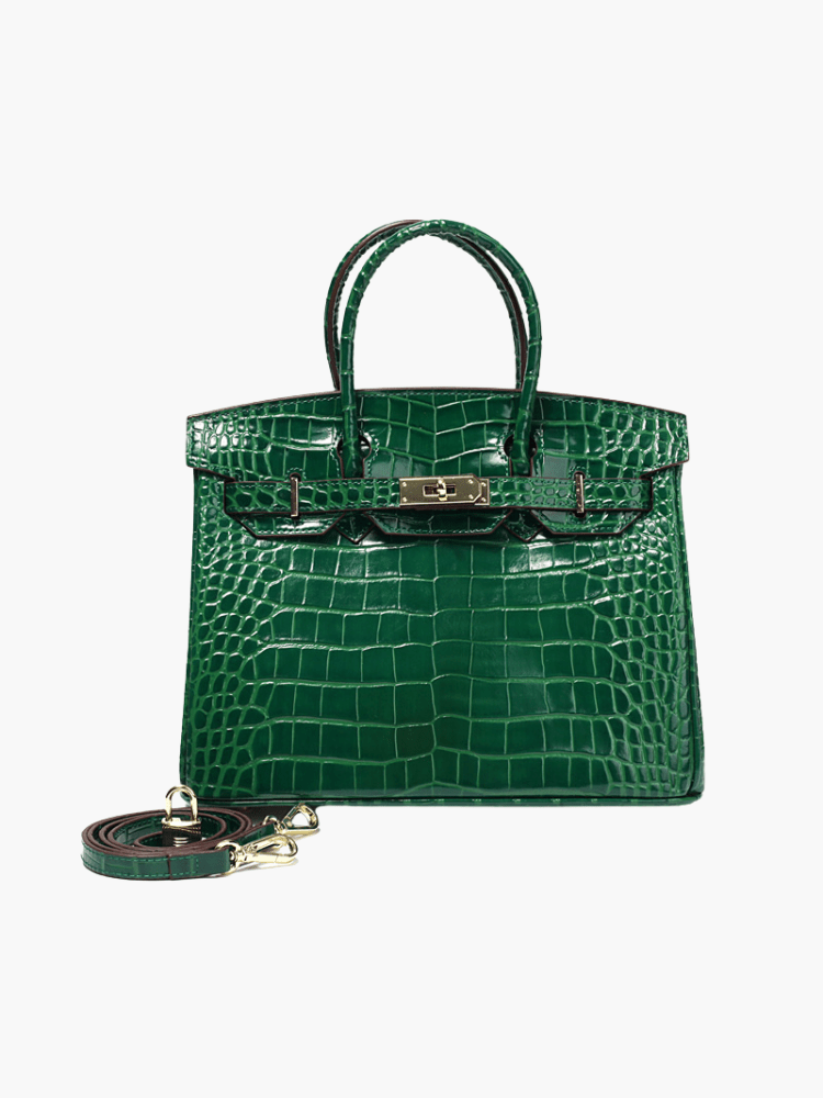 Elegante Damen Handtasche Aus Leder Mit Henkel