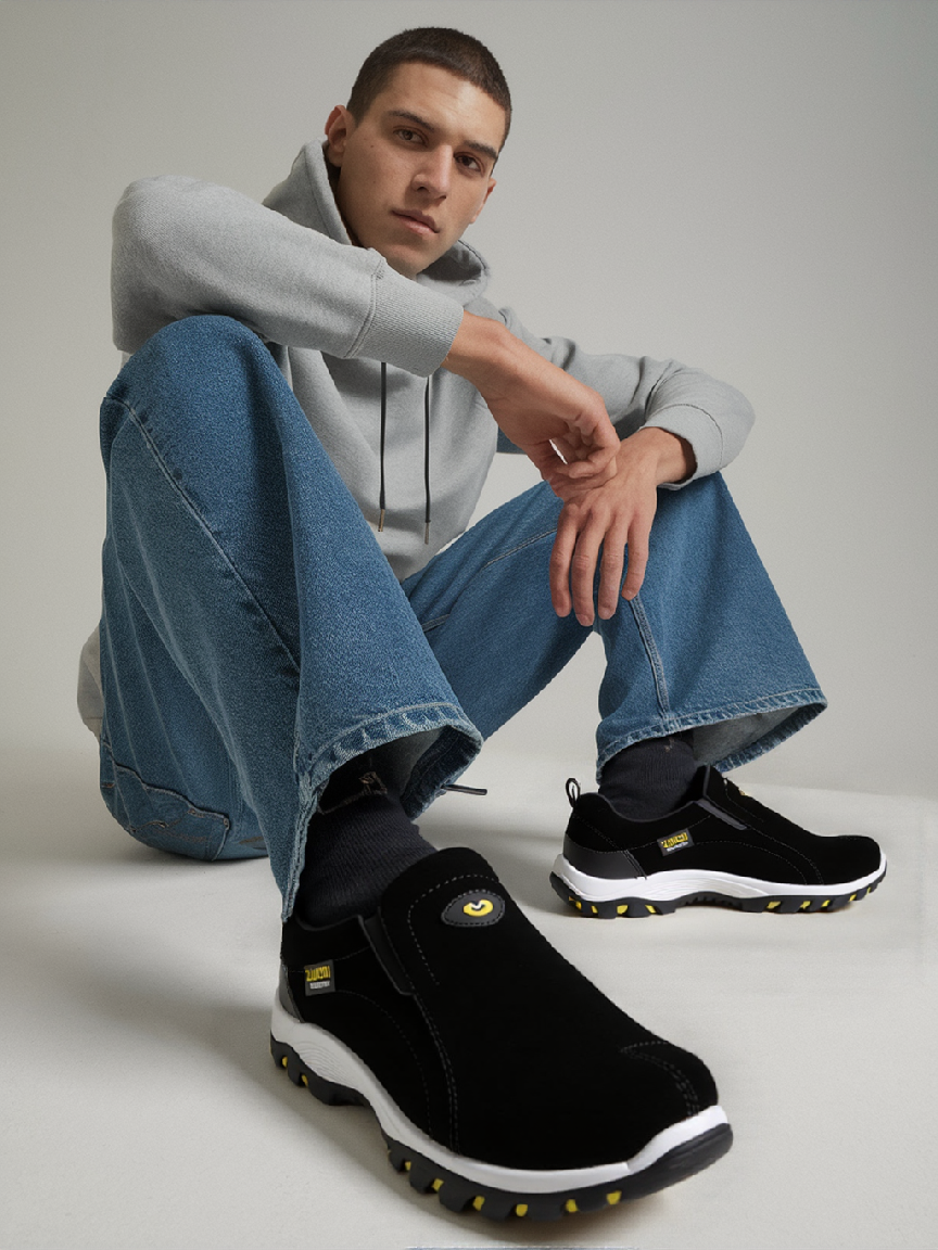 Orthopädische Herren Wanderschuhe Mit Schnürung