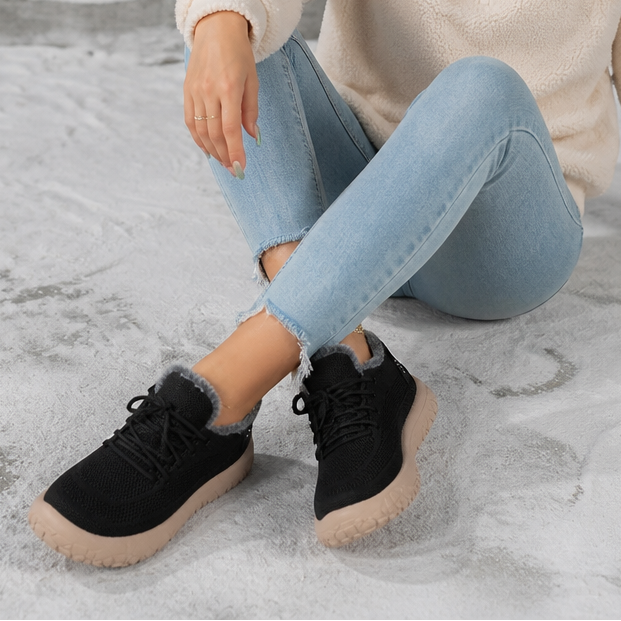 Gefütterte Damen Low-Top Freizeitschuhe mit Fleece