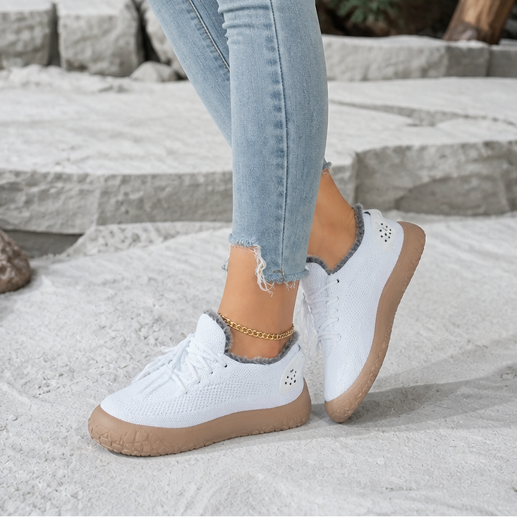 Gefütterte Damen Low-Top Freizeitschuhe mit Fleece