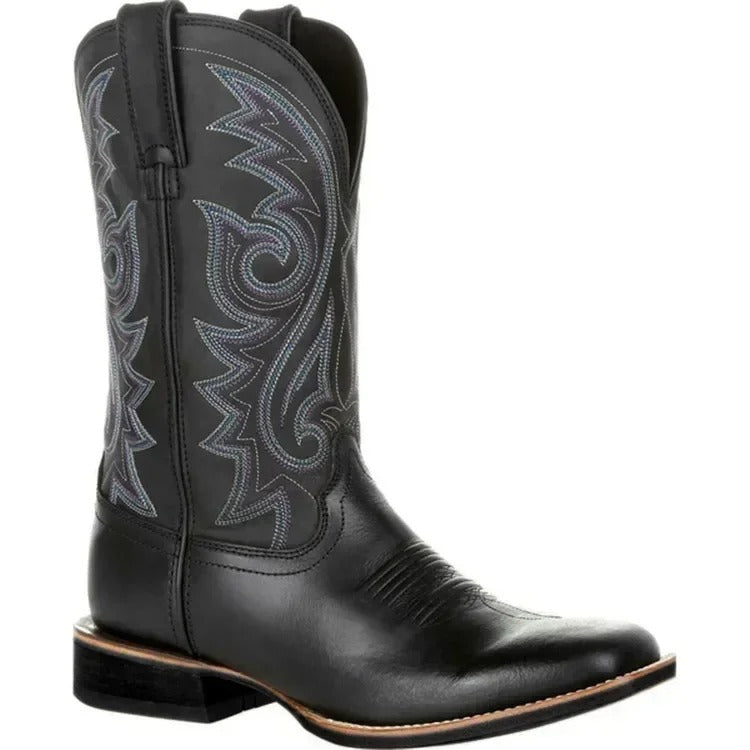 Bestickte Damen Cowboystiefel Mit Halbhohem Schaft