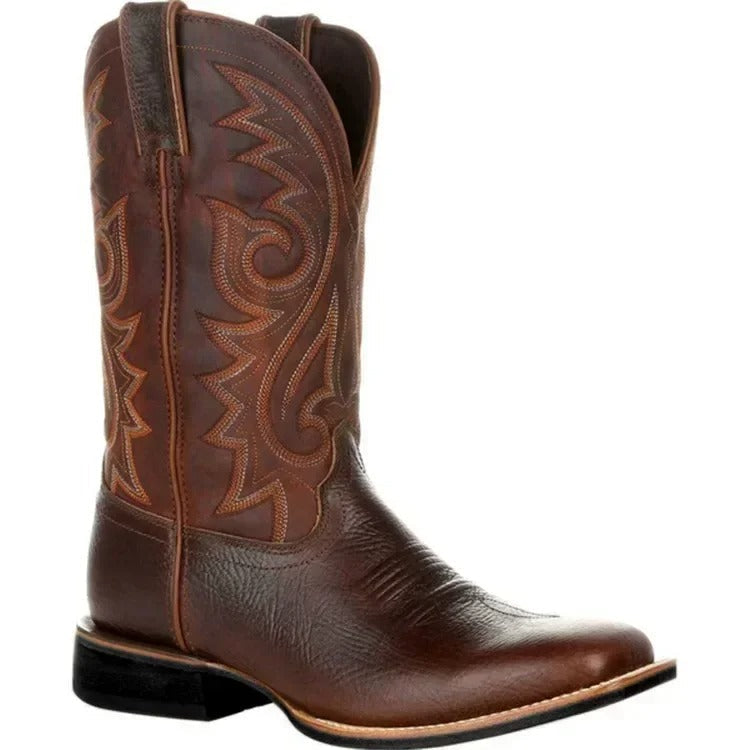 Bestickte Damen Cowboystiefel Mit Halbhohem Schaft