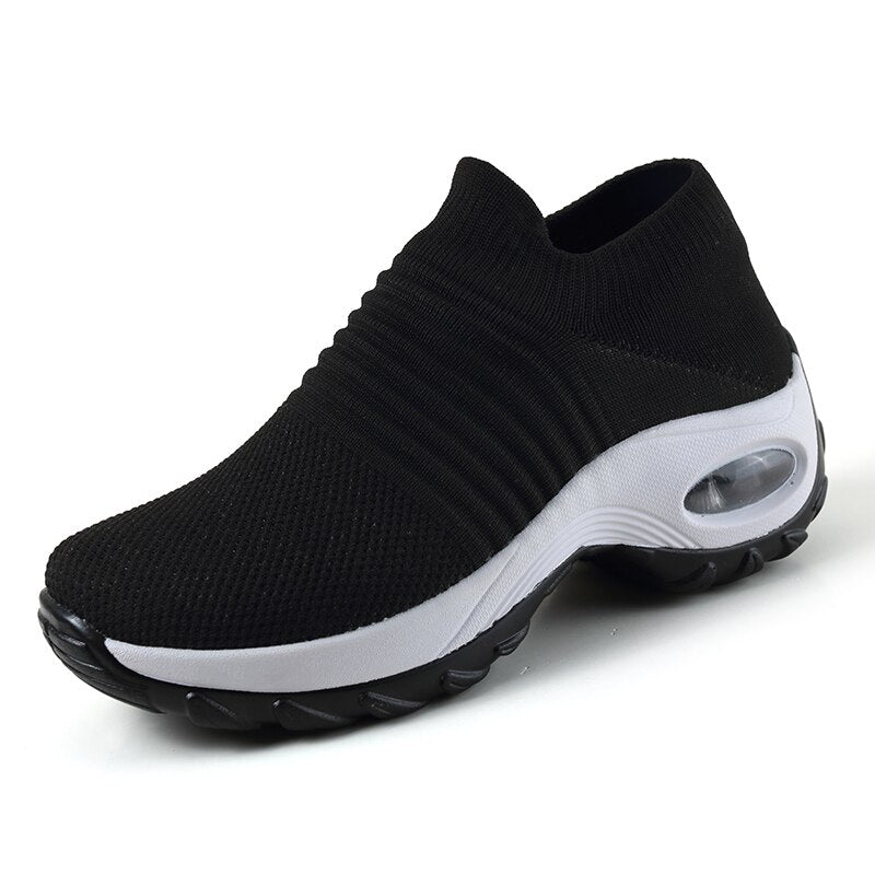 Atmungsaktive Damen Orthopädie Schuhe mit Dämpfung