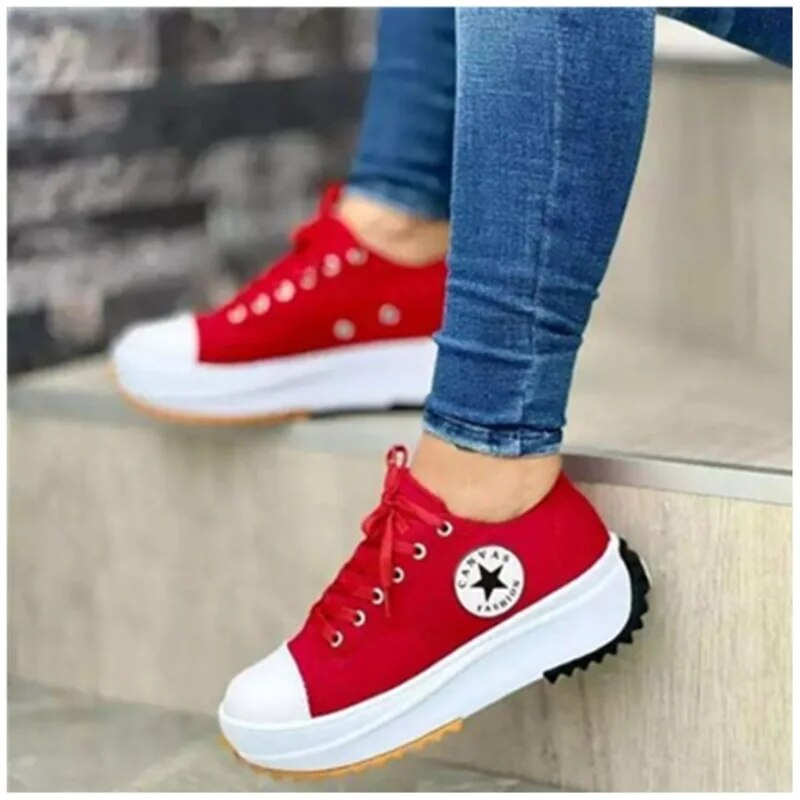 Orthopädische Damen Sneaker mit Flexibler Zehenkappe