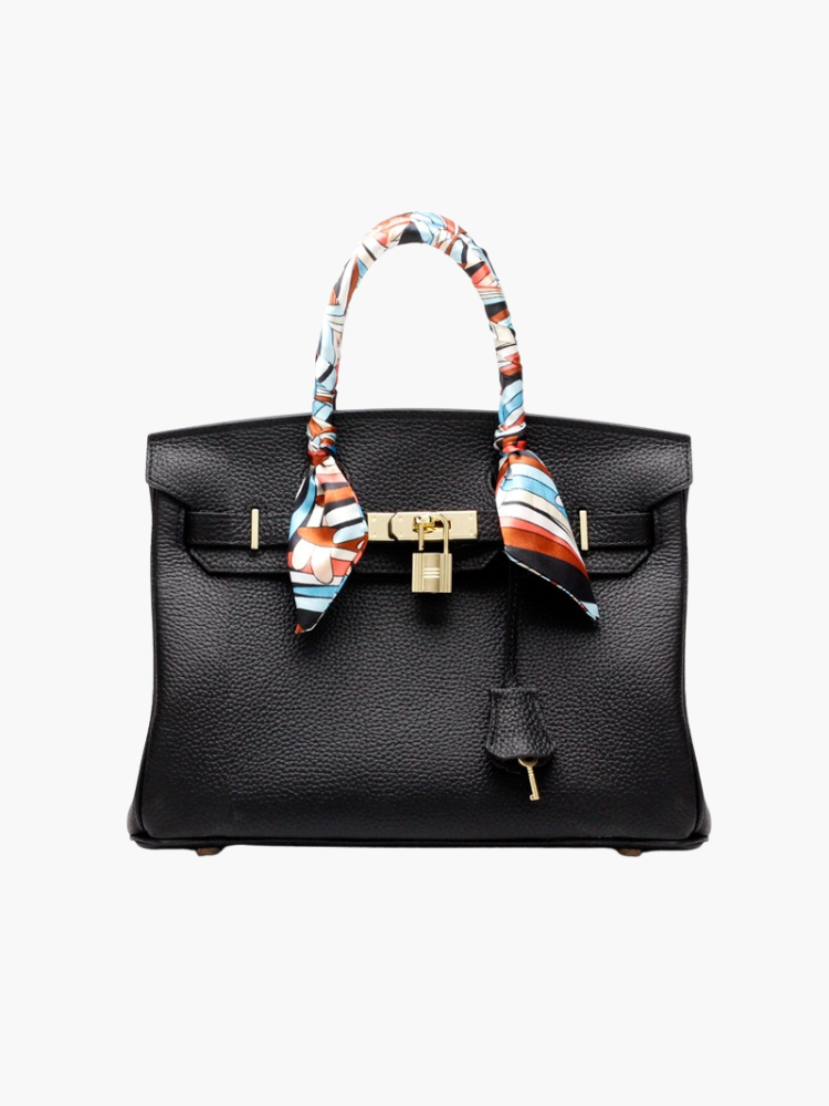 Elegante Damen Handtasche Aus Leder Mit Henkel