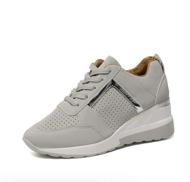 Gepolsterte Damen Komfort Sneaker mit atmungsaktivem Obermaterial