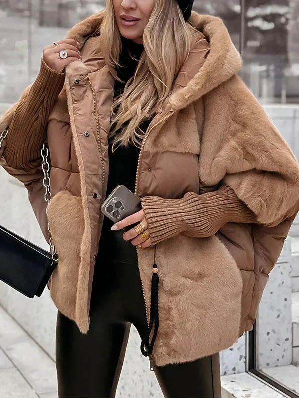Hattie | Hooded Quilted Water Repellent Coat