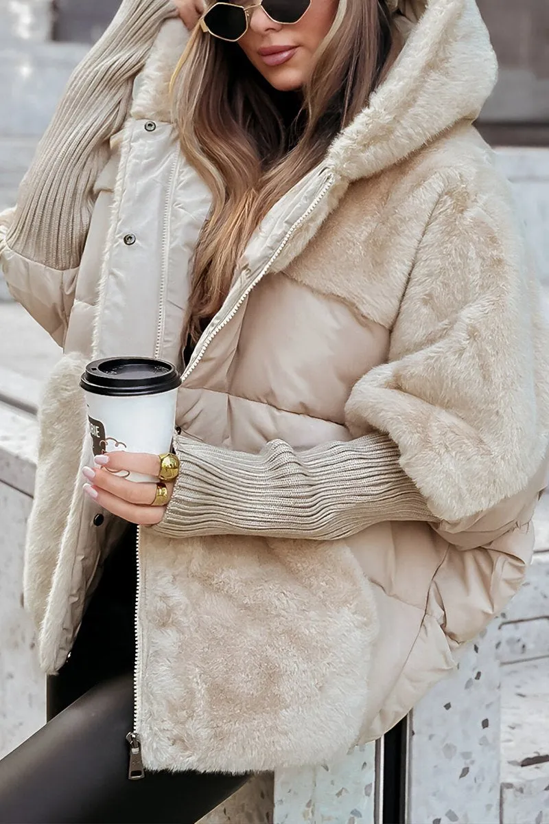 Hattie | Hooded Quilted Water Repellent Coat