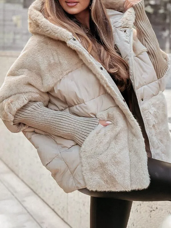 Hattie | Hooded Quilted Water Repellent Coat