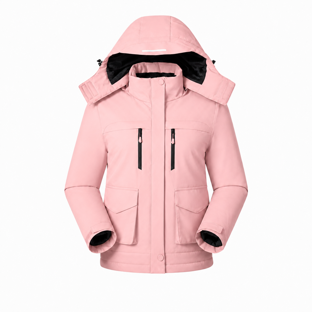 Veste chauffante à capuche avec port USB