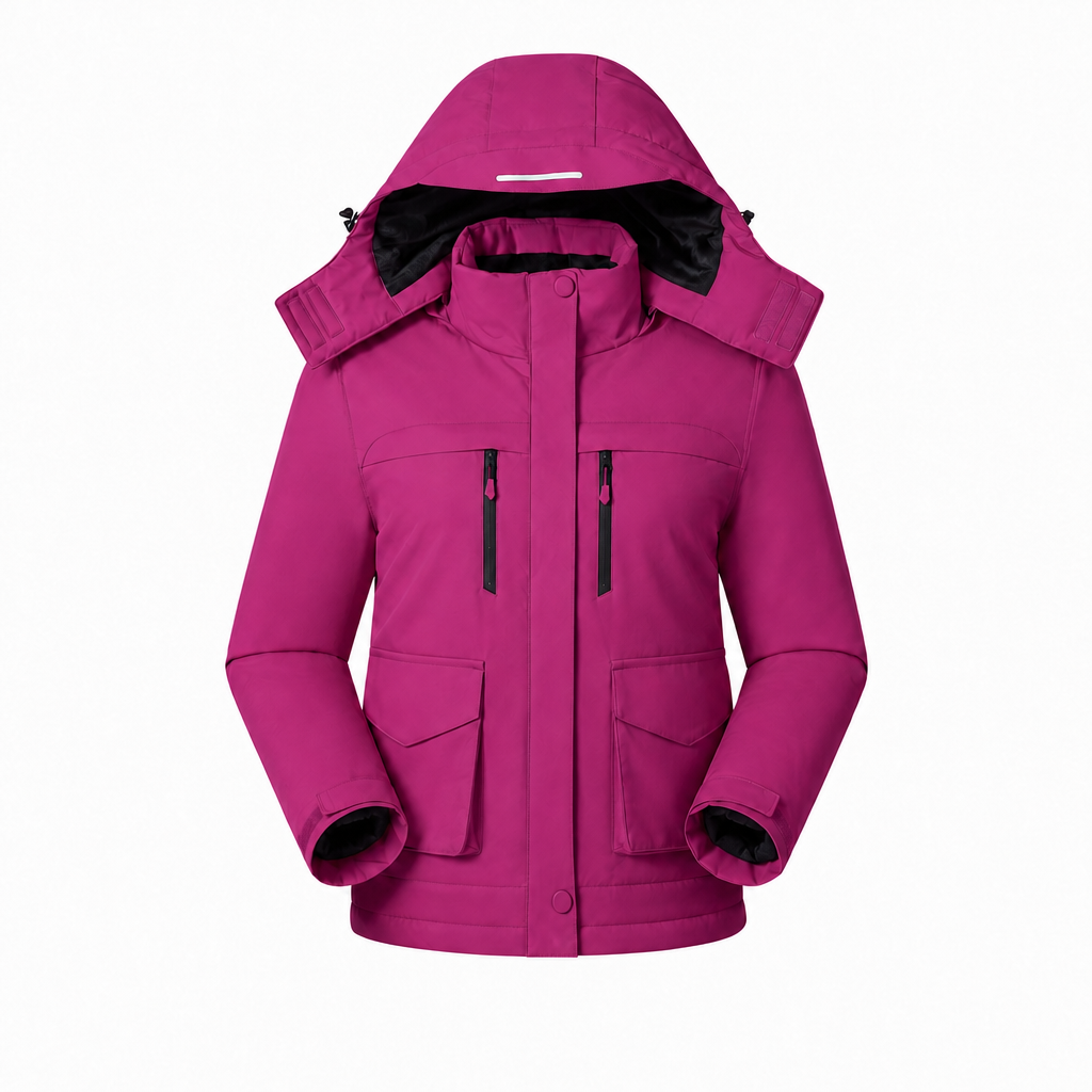 Veste chauffante à capuche avec port USB