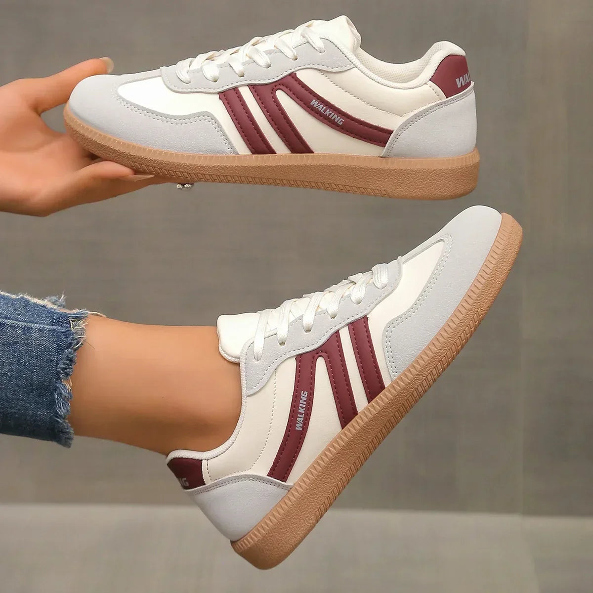 Leichte orthopädische Damen Walking Sneaker