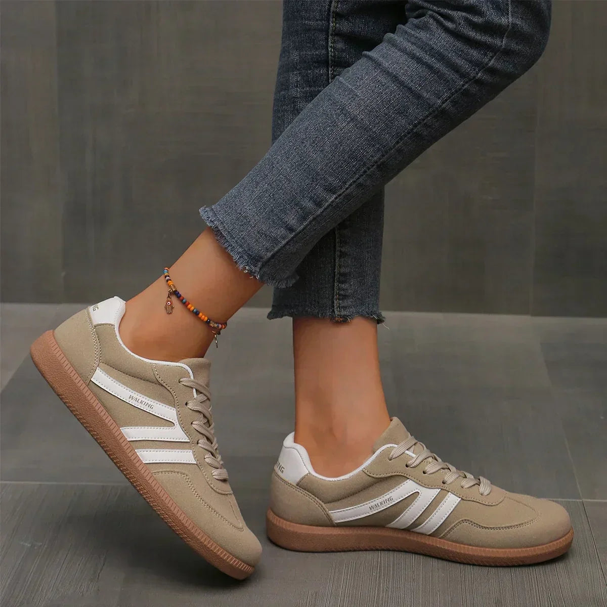 Leichte orthopädische Damen Walking Sneaker