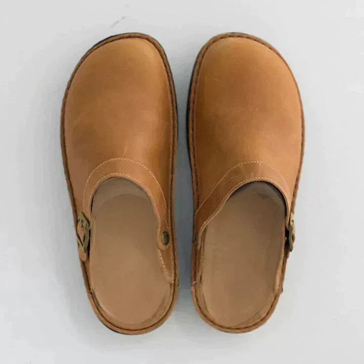 Orthopädische Clogs aus Kunstleder für Herren