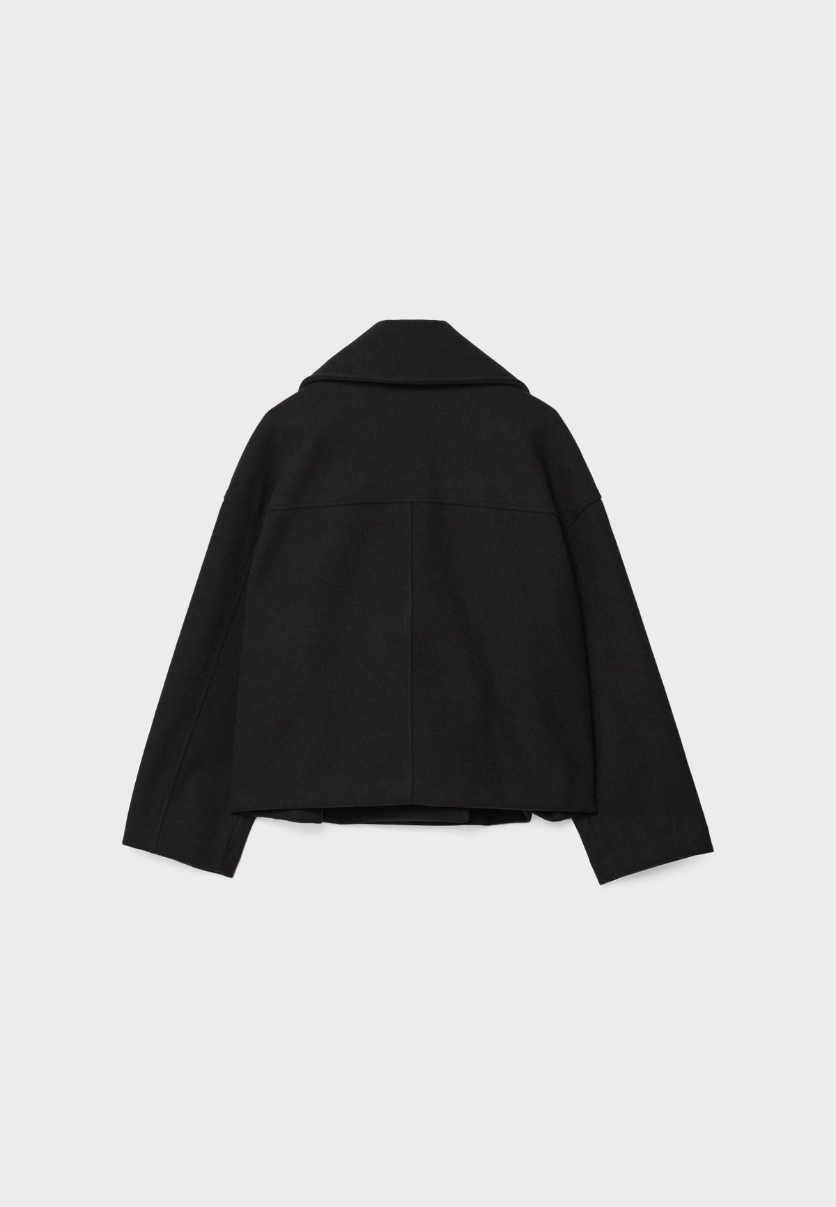 Kurze Zweireihige Damen Jacke mit Lockerem Schnitt